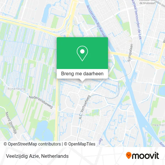 Veelzijdig Azie kaart