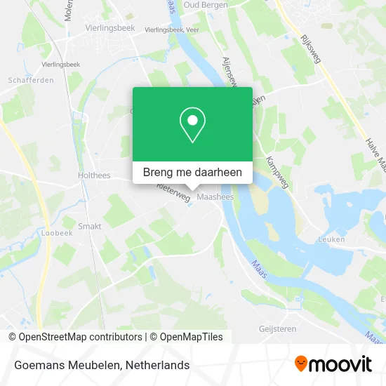 Goemans Meubelen kaart