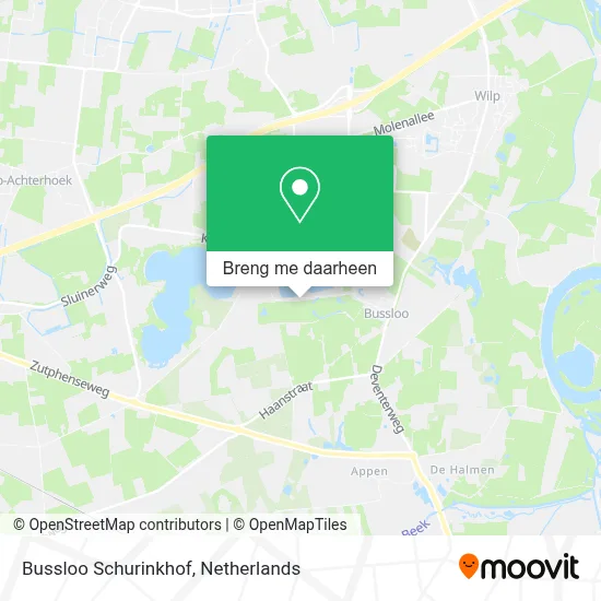 Bussloo Schurinkhof kaart