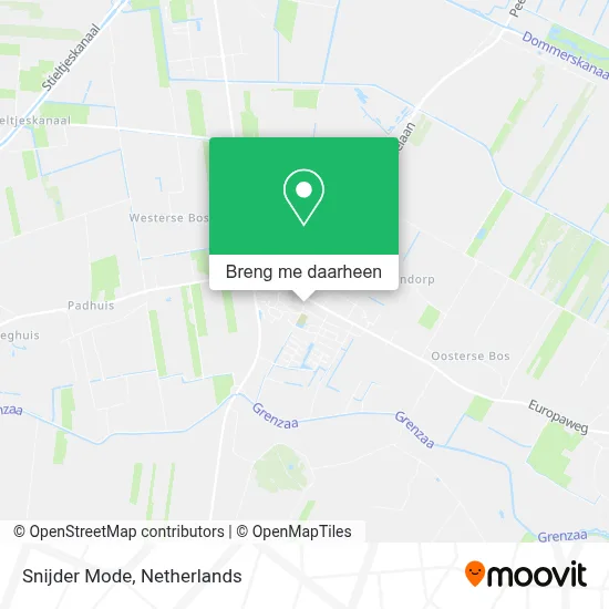 Snijder Mode kaart