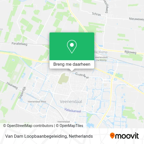Van Dam Loopbaanbegeleiding kaart