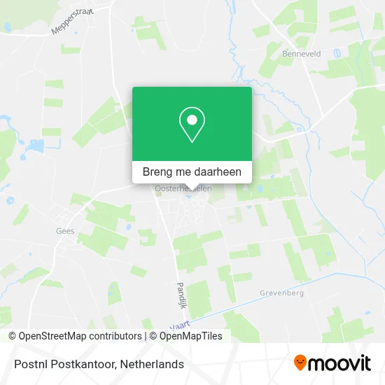 Postnl Postkantoor kaart