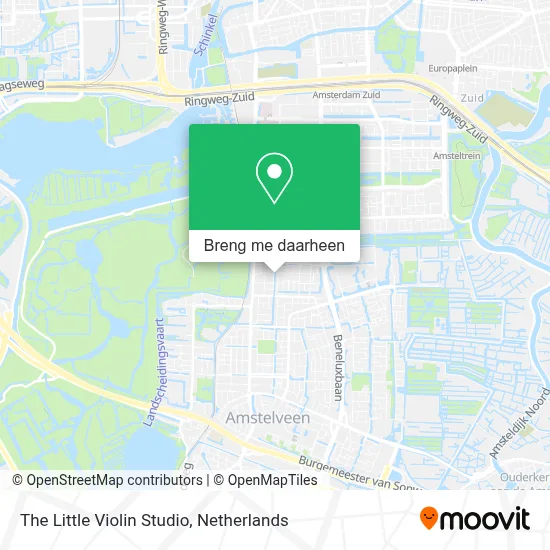 The Little Violin Studio kaart