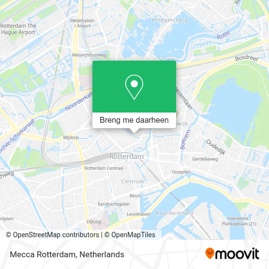 Mecca Rotterdam kaart