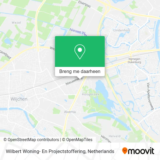 Wilbert Woning- En Projectstoffering kaart