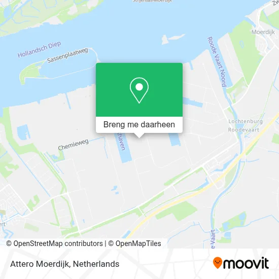 Attero Moerdijk kaart