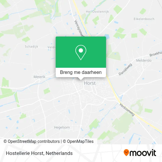 Hostellerie Horst kaart