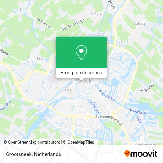 Grootsneek kaart