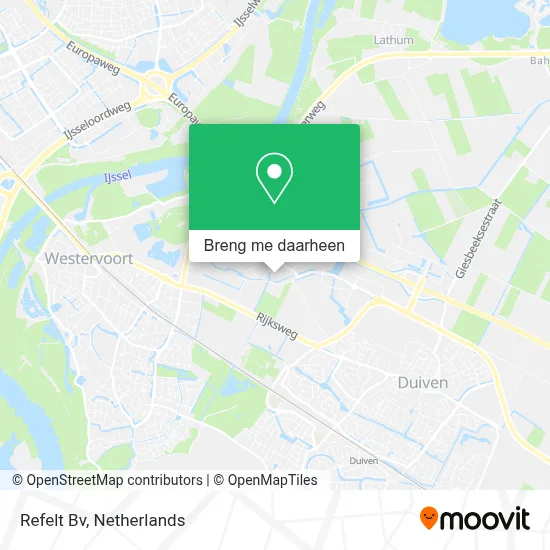 Refelt Bv kaart