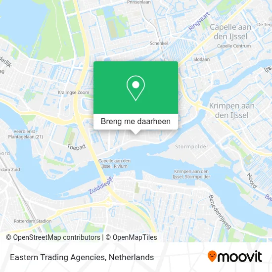 Eastern Trading Agencies kaart