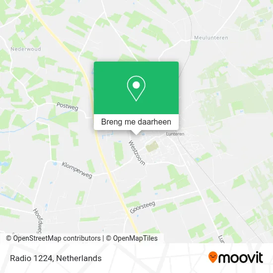 Radio 1224 kaart