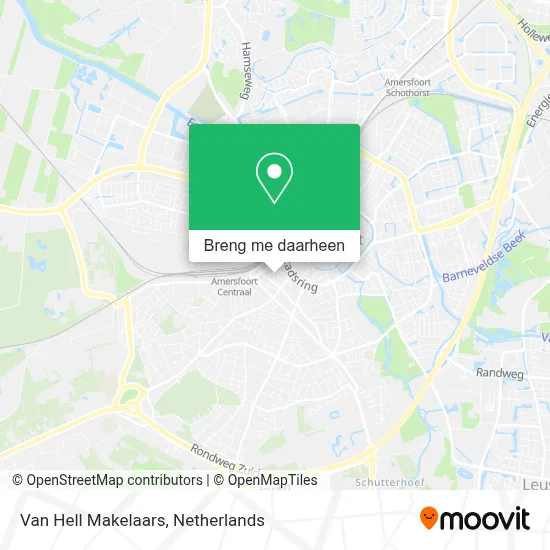 Van Hell Makelaars kaart