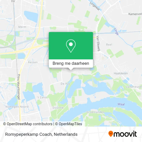 Romypeperkamp Coach kaart