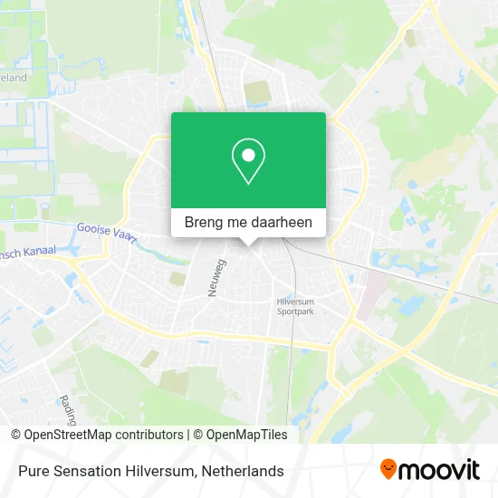 Pure Sensation Hilversum kaart