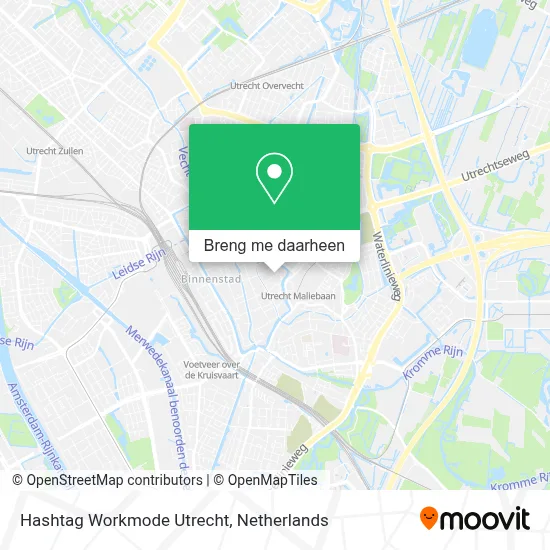 Hashtag Workmode Utrecht kaart