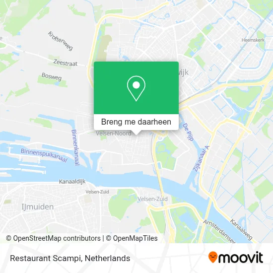 Restaurant Scampi kaart
