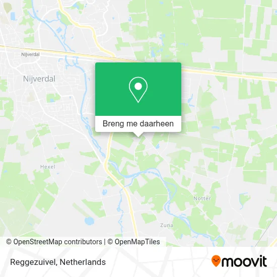 Reggezuivel kaart