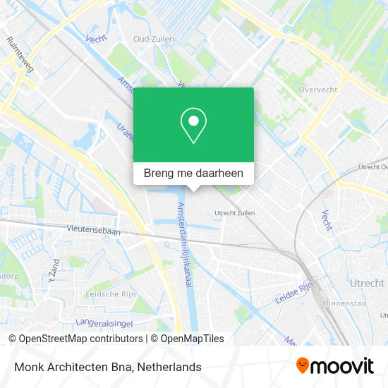 Monk Architecten Bna kaart