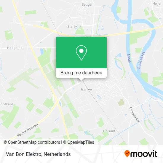 Van Bon Elektro kaart