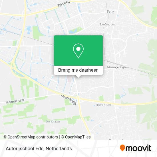 Autorijschool Ede kaart