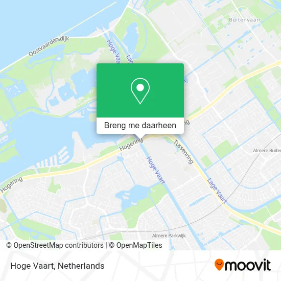 Hoge Vaart kaart