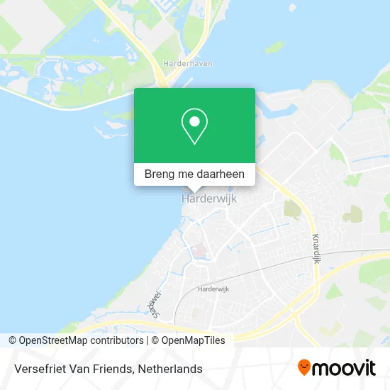 Versefriet Van Friends kaart