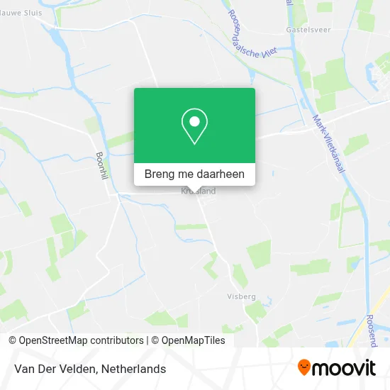 Van Der Velden kaart