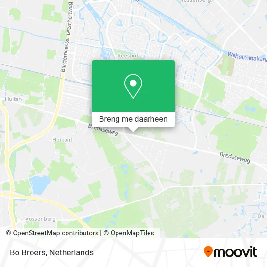 Bo Broers kaart