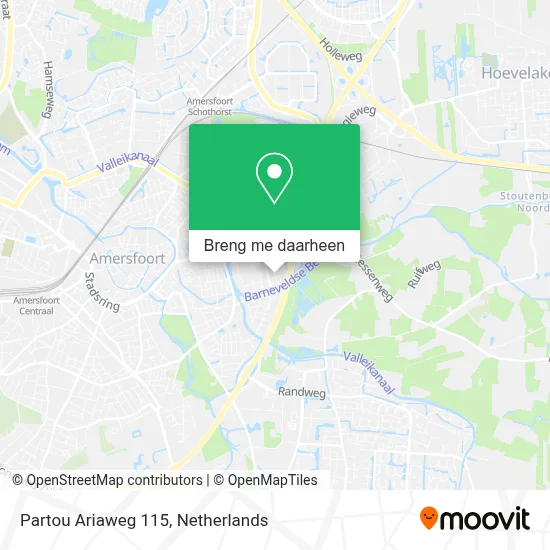 Partou Ariaweg 115 kaart