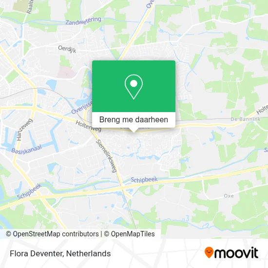 Flora Deventer kaart