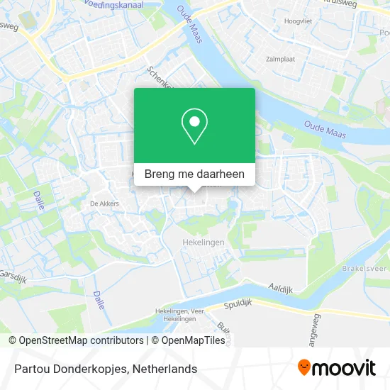 Partou Donderkopjes kaart