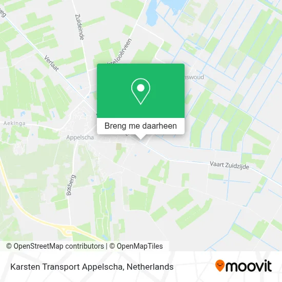 Karsten Transport Appelscha kaart