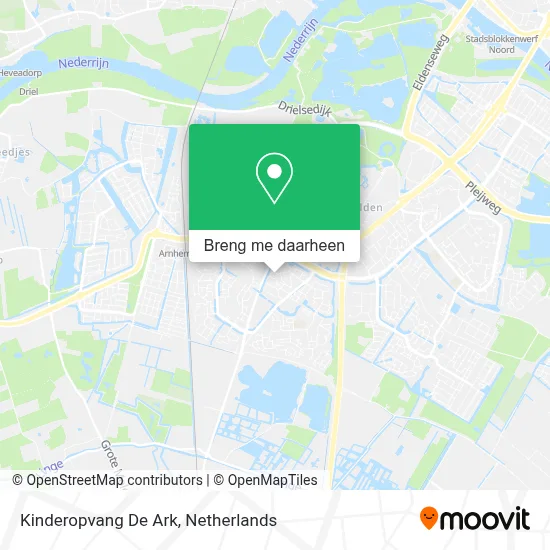 Kinderopvang De Ark kaart
