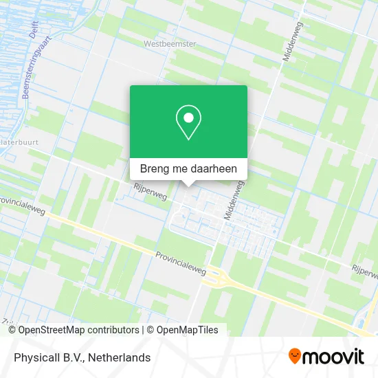 Physicall B.V. kaart