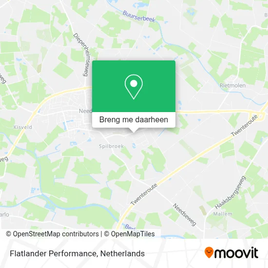 Flatlander Performance kaart