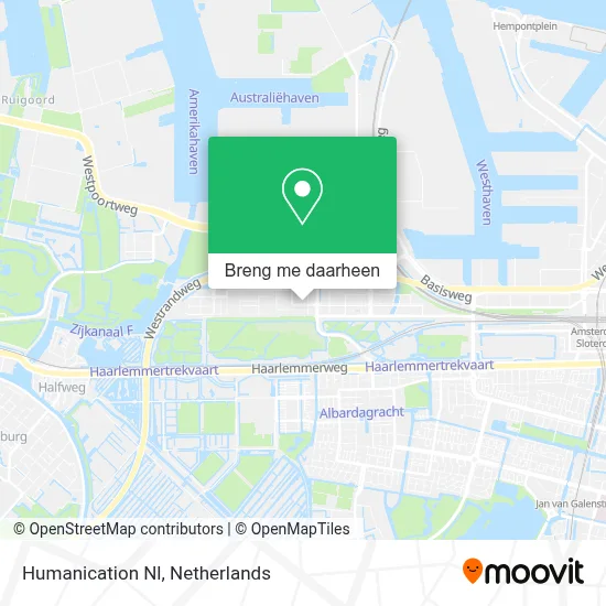 Humanication Nl kaart