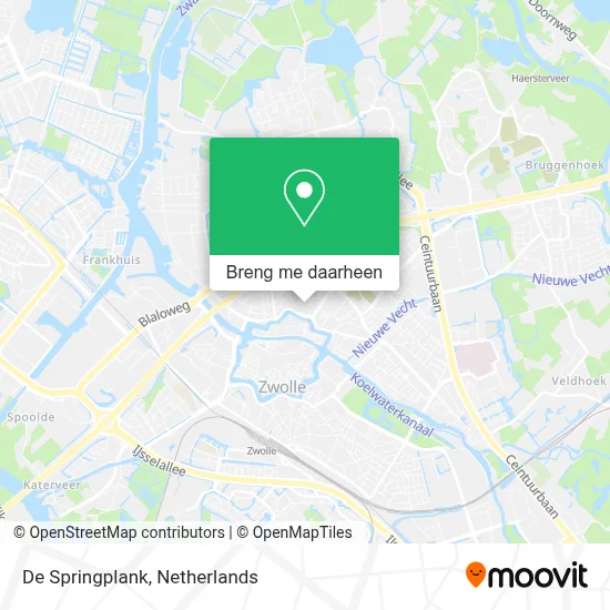 De Springplank kaart
