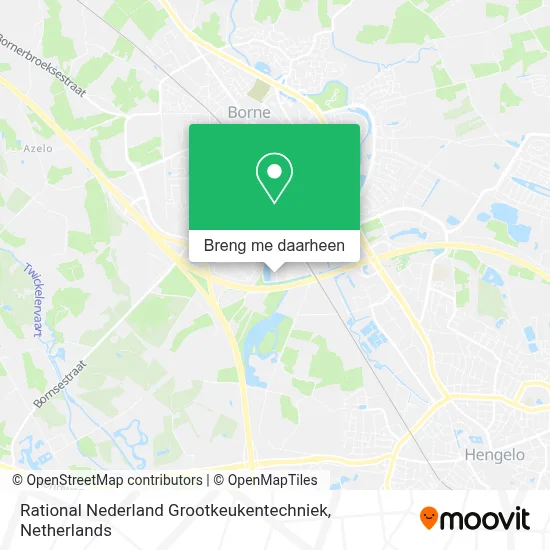 Rational Nederland Grootkeukentechniek kaart