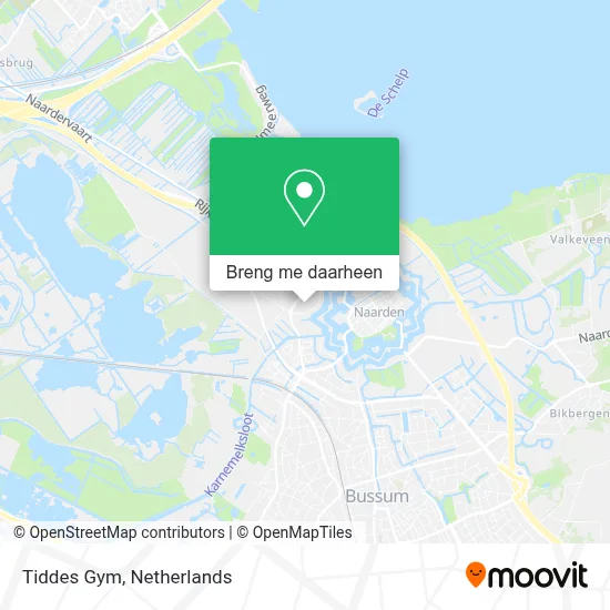 Tiddes Gym kaart
