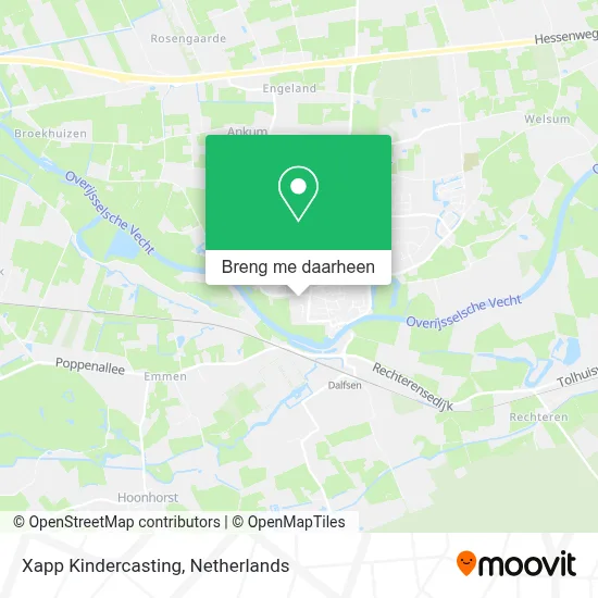 Xapp Kindercasting kaart