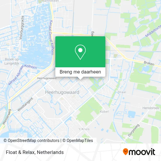 Float & Relax kaart