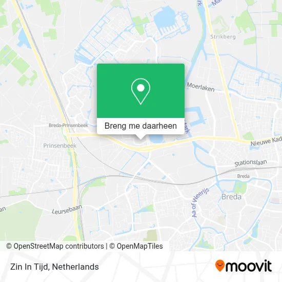 Zin In Tijd kaart