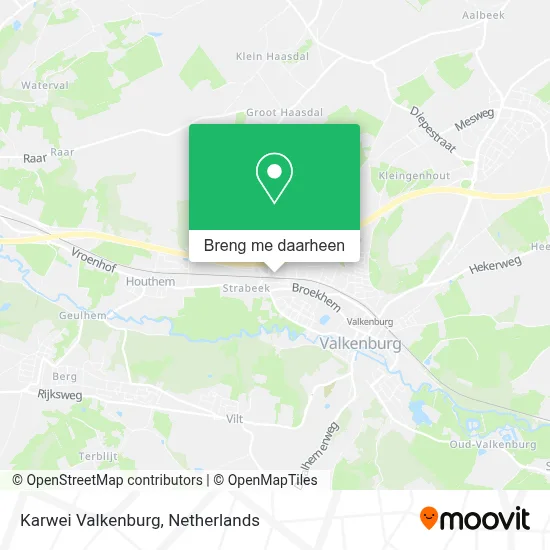 Karwei Valkenburg kaart