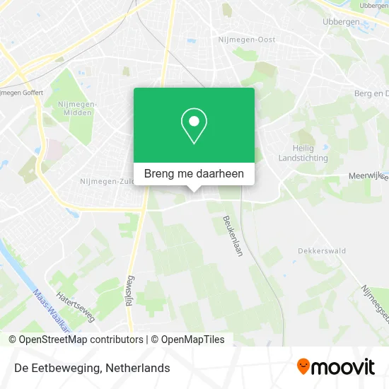 De Eetbeweging kaart