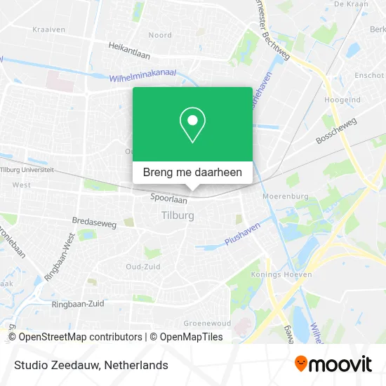 Studio Zeedauw kaart