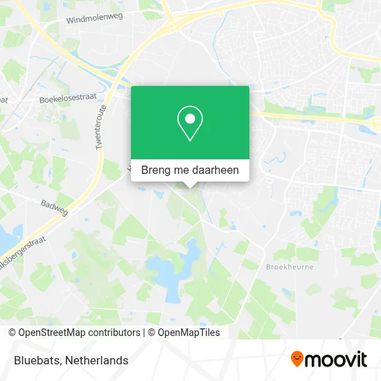 Bluebats kaart
