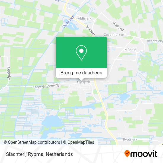 Slachterij Rypma kaart