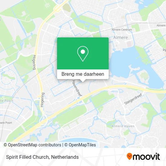 Spirit Filled Church kaart