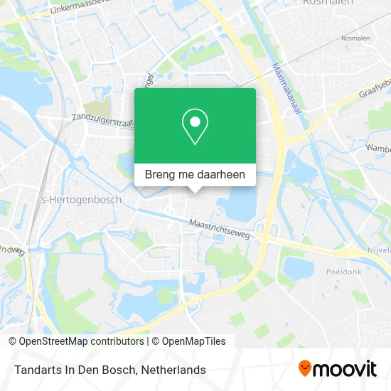Tandarts In Den Bosch kaart