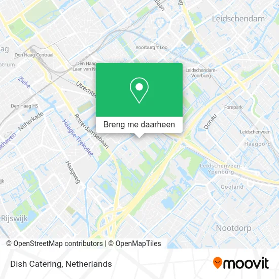 Dish Catering kaart